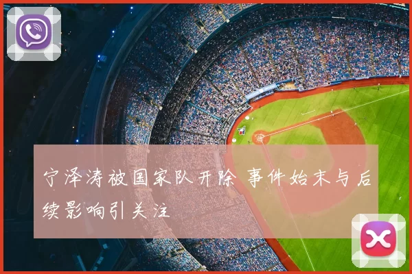 宁泽涛被国家队开除 事件始末与后续影响引关注